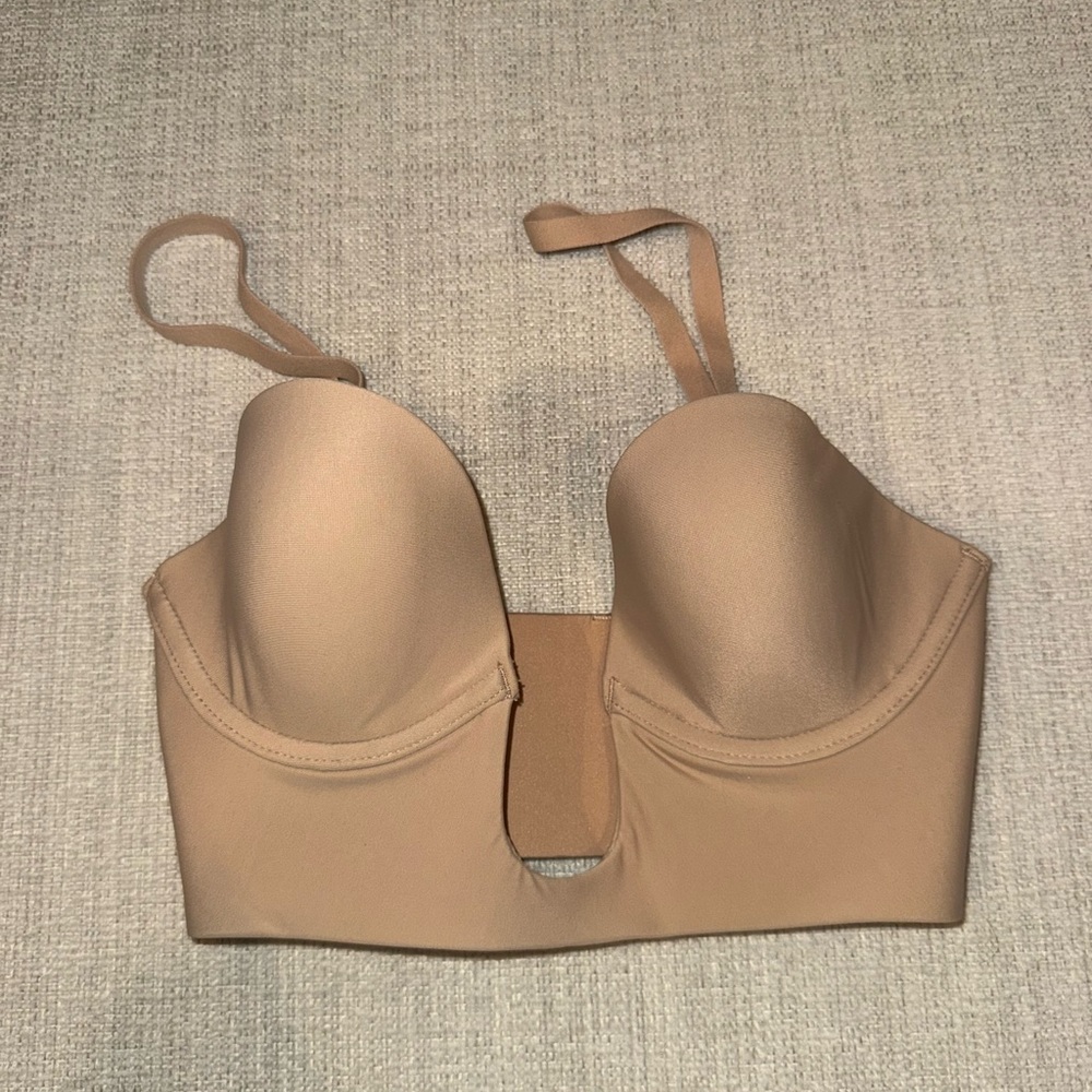SKIMS Deep Plunge Sleepwear Bra